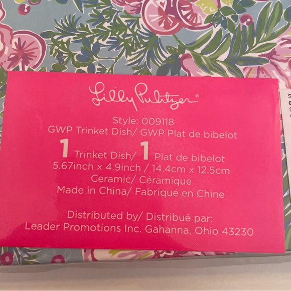 Lilly Pulitzer Pineapple Motif Trinket Dish - Picture 3 of 5